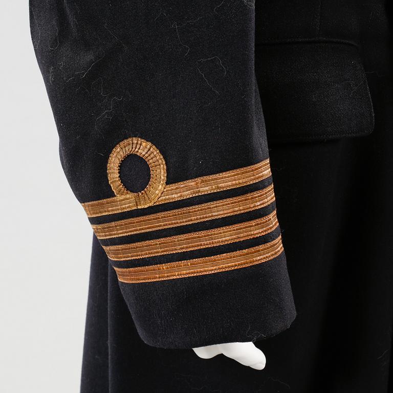 A coat from the Swedish royal navy, the 1950s.