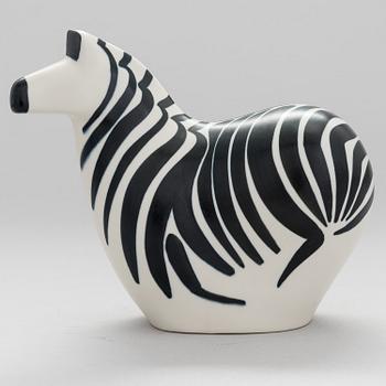 A STONEWARE FIGURINE by LILLEMOR MANNERHEIM, signed Lillemor Arabia -85.