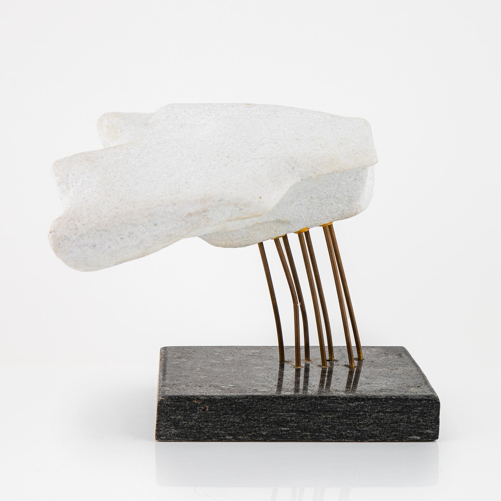 Björn Selder, skulptur, osignerad, diabas.