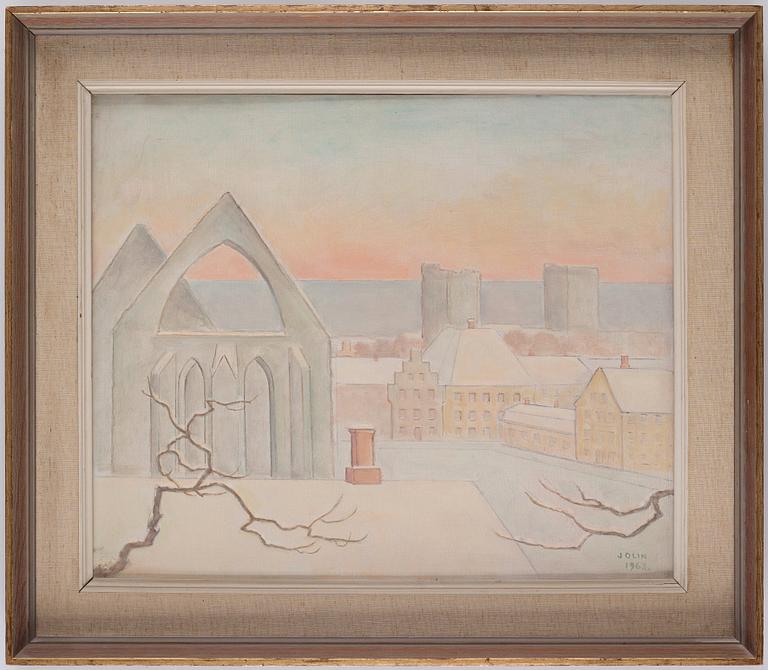 Einar Jolin, Winter in Visby, Gotland.