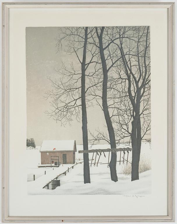 REINHOLD LJUNGGREN, färglitografi, signerad och numrerad 178/360.