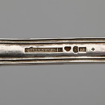 RAGUSKED, silver, Gustaf Möllenborg Stockholm 1859. Vikt ca 185 gram.