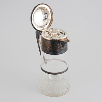 KANNA, glas och nysilver, Würtembergische Metallwaren Fabrik (WMF), 1900-talets första hälft.