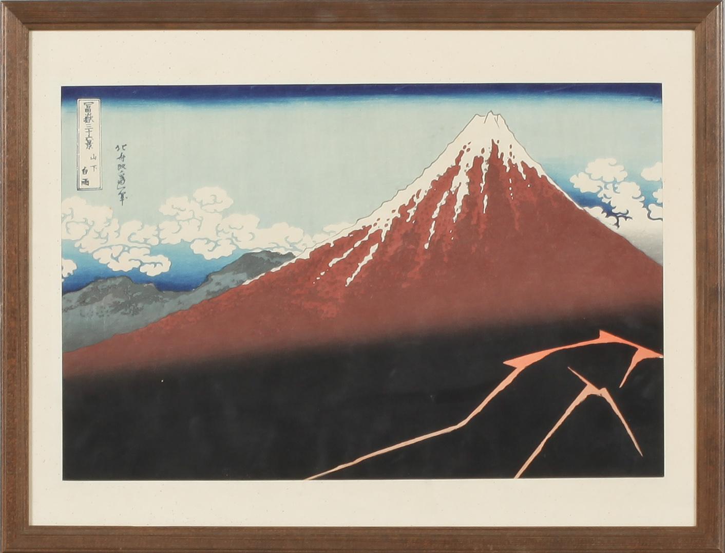 ANDO HIROSHIGE, träsnitt, 1800-tal.