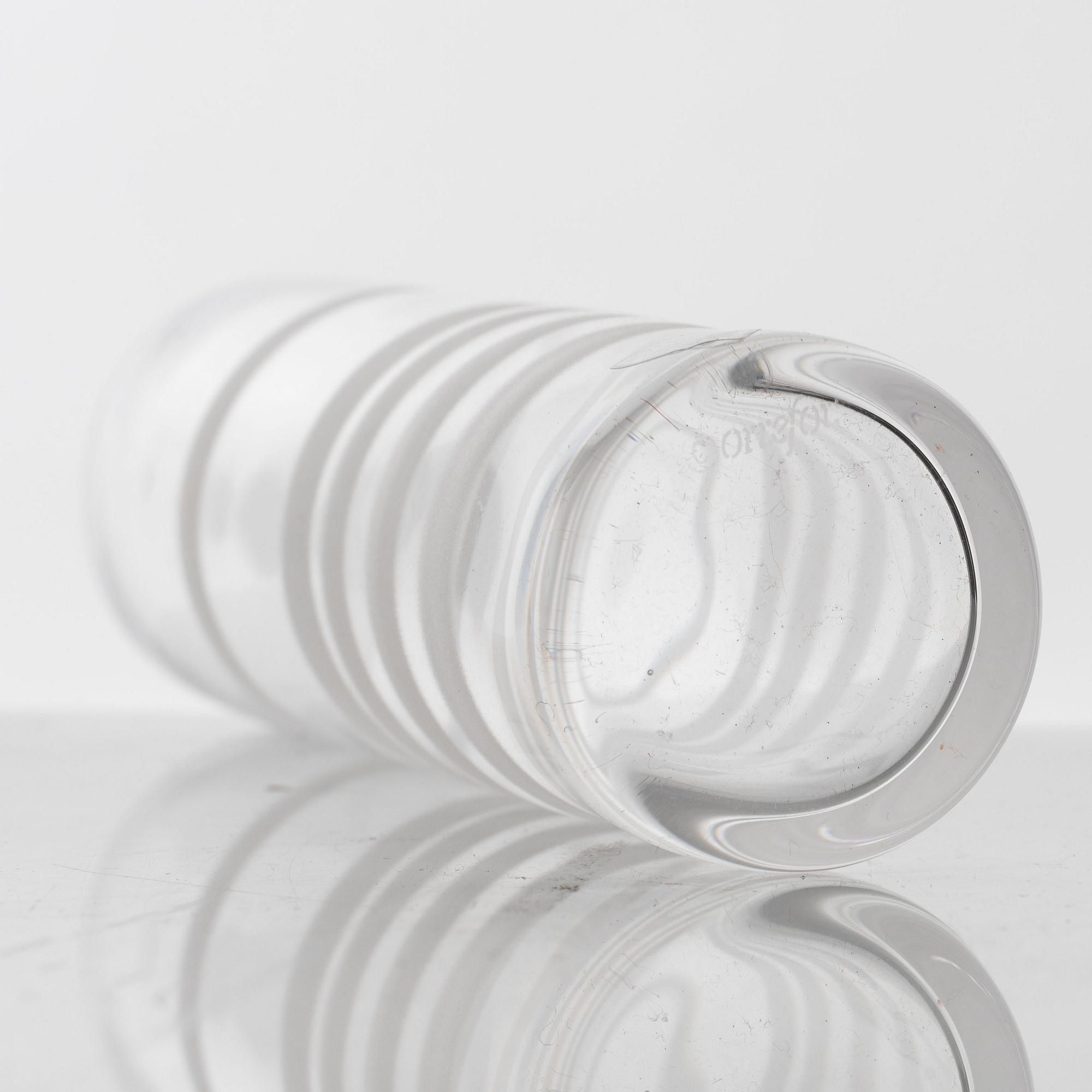 Ingegerd Råman, champagneglas, 6 st, "Slowfox", Orrefors, 1900-talets senare del.