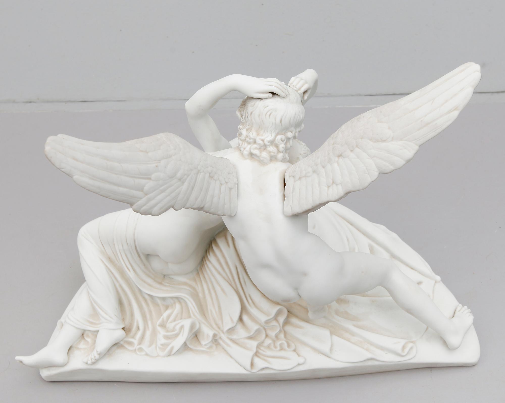 FIGURGRUPP, parian, 1900-talets första hälft.