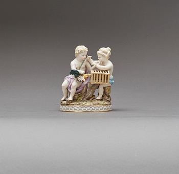 FIGURIN, Meissen, tidigt 1900-tal, porslin.