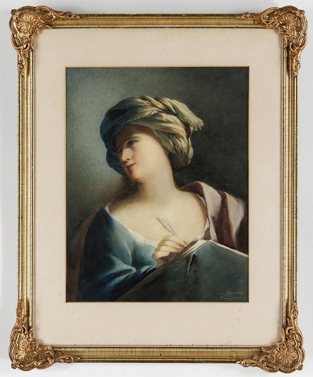 LUCIO MARCUCCI, akvarell, signerad och daterad 1901.