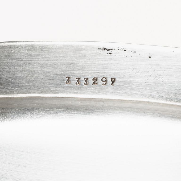 Tray, silver, Germany, 20th century.