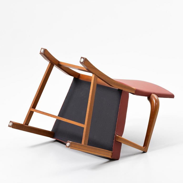 Kaare Klint, Armchair, “The Red Chair”, model 3758A, probably Rud Rasmussen’s Snedkerier, Denmark.