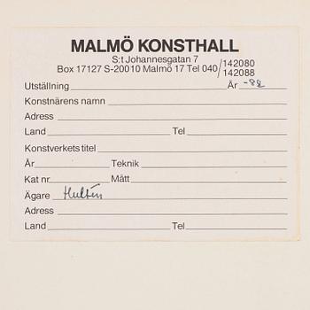 CO Hultén, "Virvlar runt".
