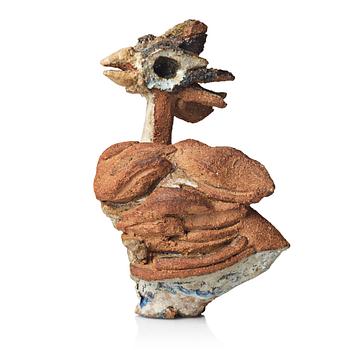 86. Tyra Lundgren, a stoneware sculpture of a bird, Sweden 1967.