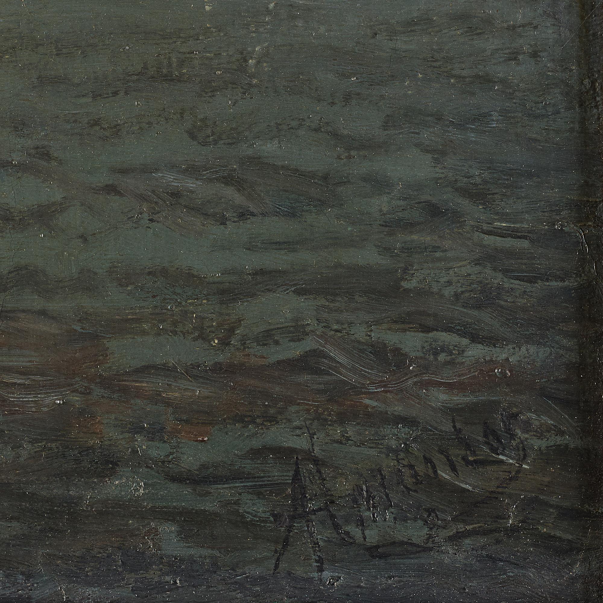 HOLLÄNDSK KONSTNÄR 1800/1900-tal, olja på duk, bär signatur.