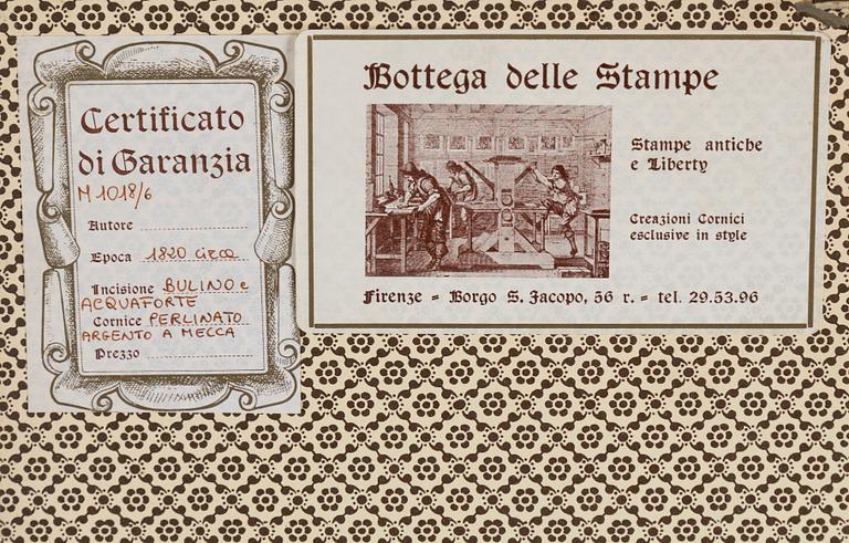 a set of 3 engravings from the 19th century.