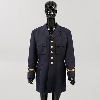 FLYGUNIFORM SAMT FLYGOVERALL, Sverige, 1900-talets andra hälft.