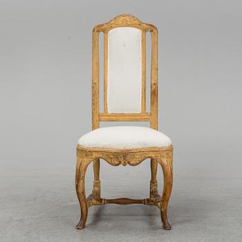 A mid 18th Century rococo chair.