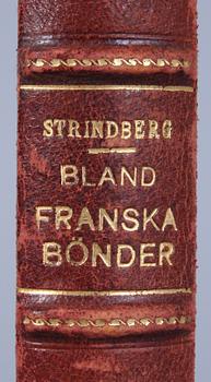 BOK, "Bland franska bönder", August Strindberg, Albert Bonnier, 1889.