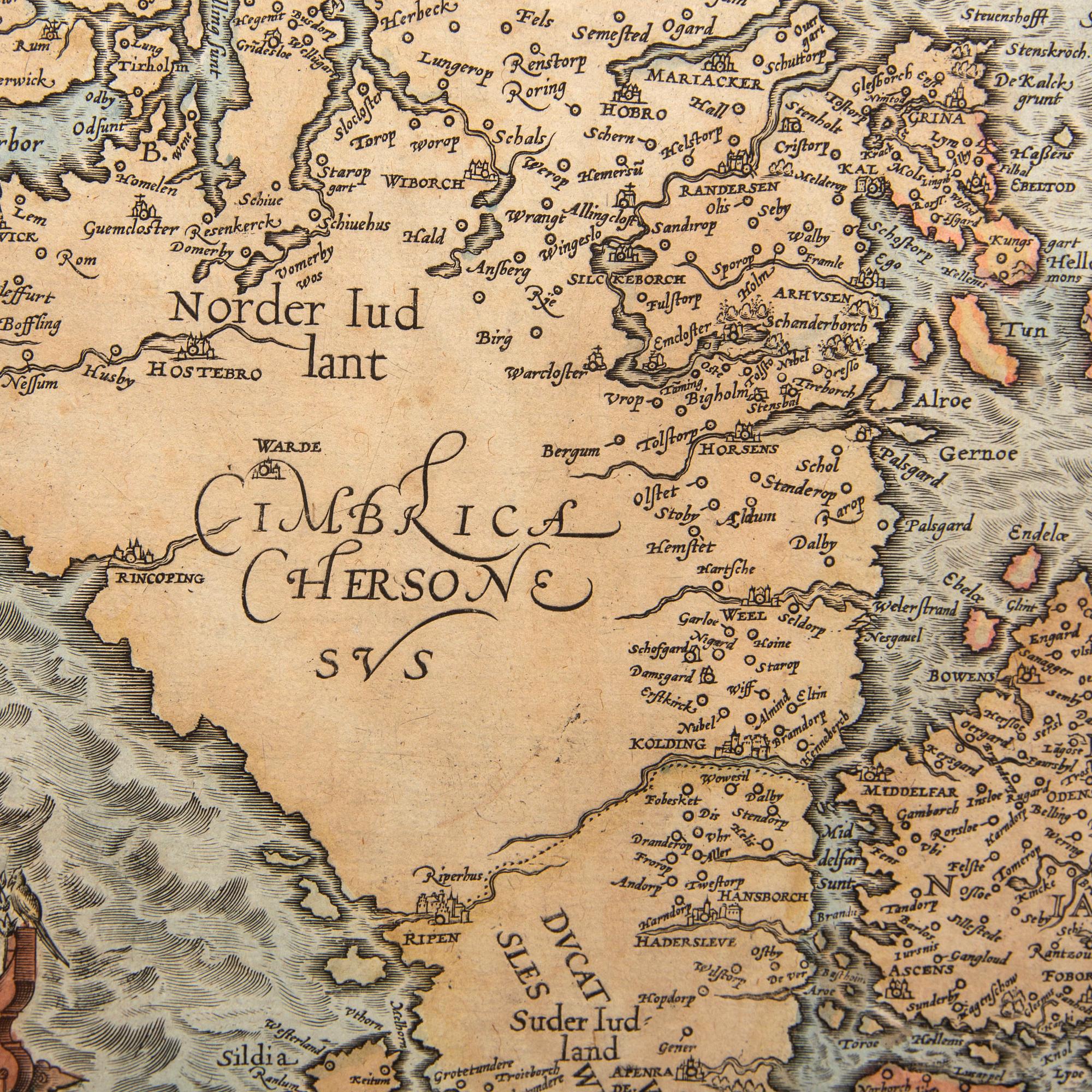 Marcus Jordan, map for Ggeorg Braun & Frans Hogenberg 'Civitates Orbis Terrarum', Cologne ca 1585-90.
