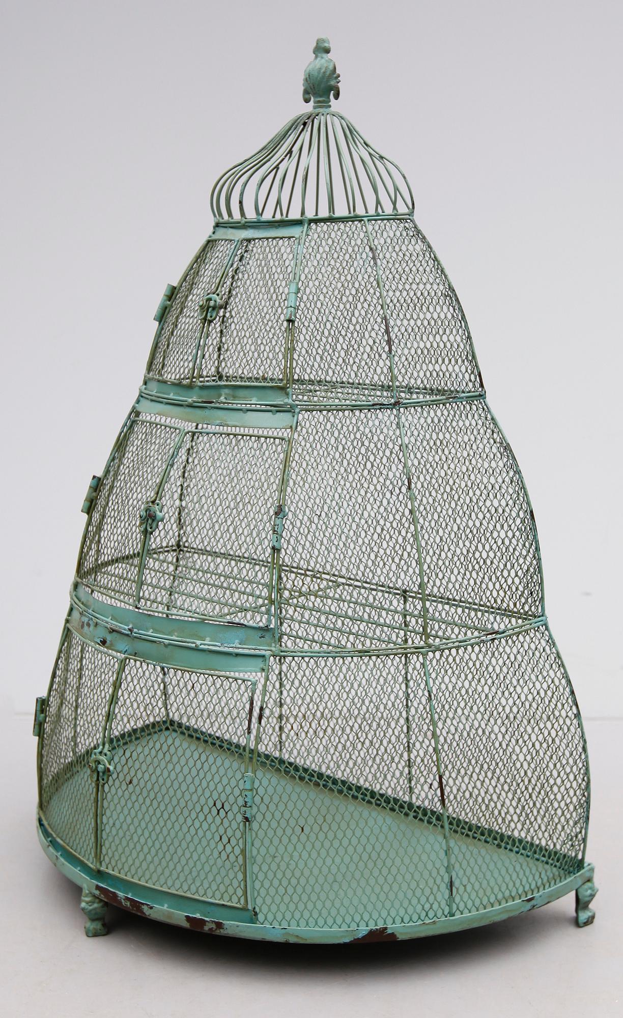 FÅGELBUR, metall, 1900-/2000-tal.