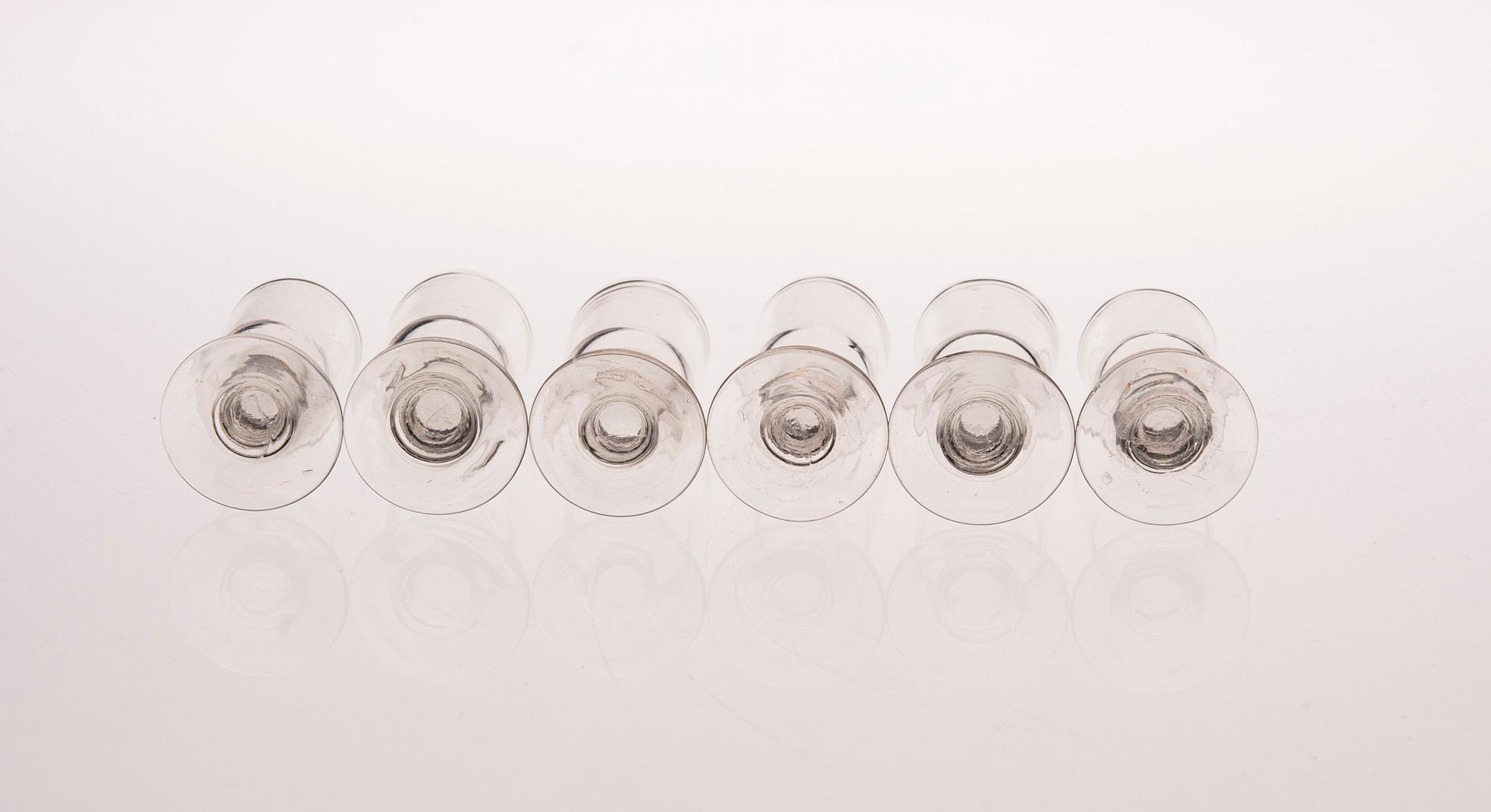 SNAPSGLAS, 6 st, 1800-tal.