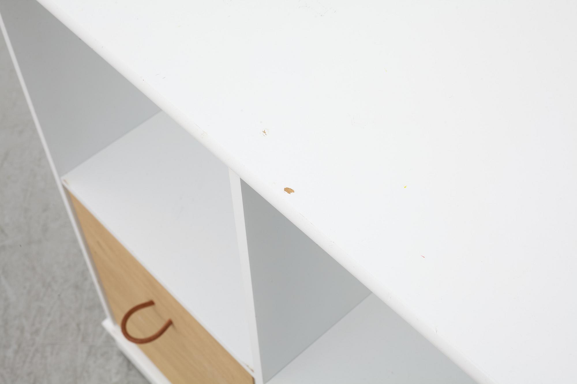 A chest of drawers/bookcase, Oliver Furniture.