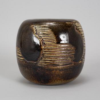 LISA LARSON, a unique stoneware vas, Gustavsberg studio, Sweden.