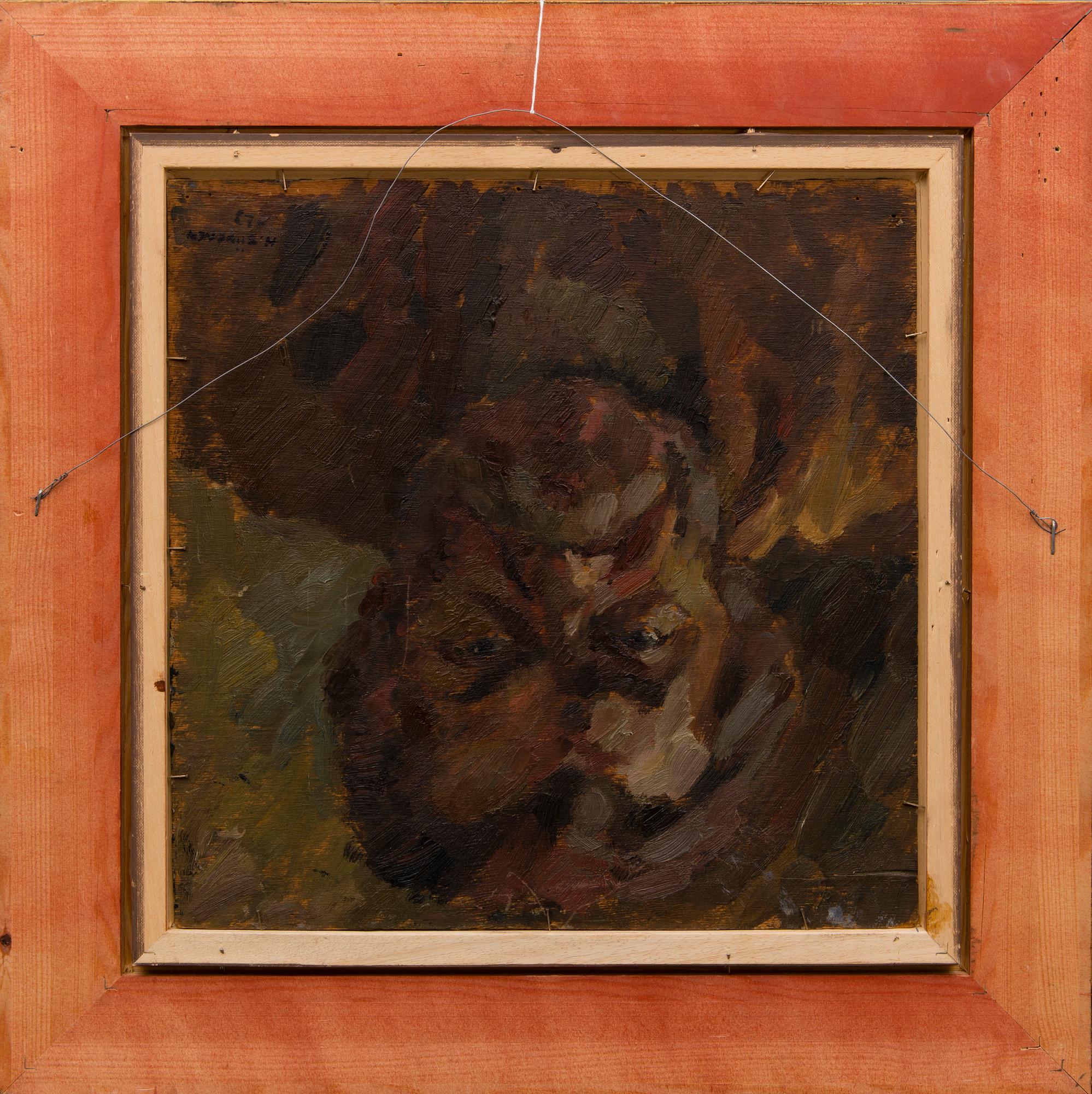 HANNES SIIVONEN, öljy levylle, signeerattu ja päivätty -24.