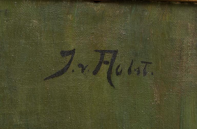 Johan von Holst, Hundporträtt, Boxer.