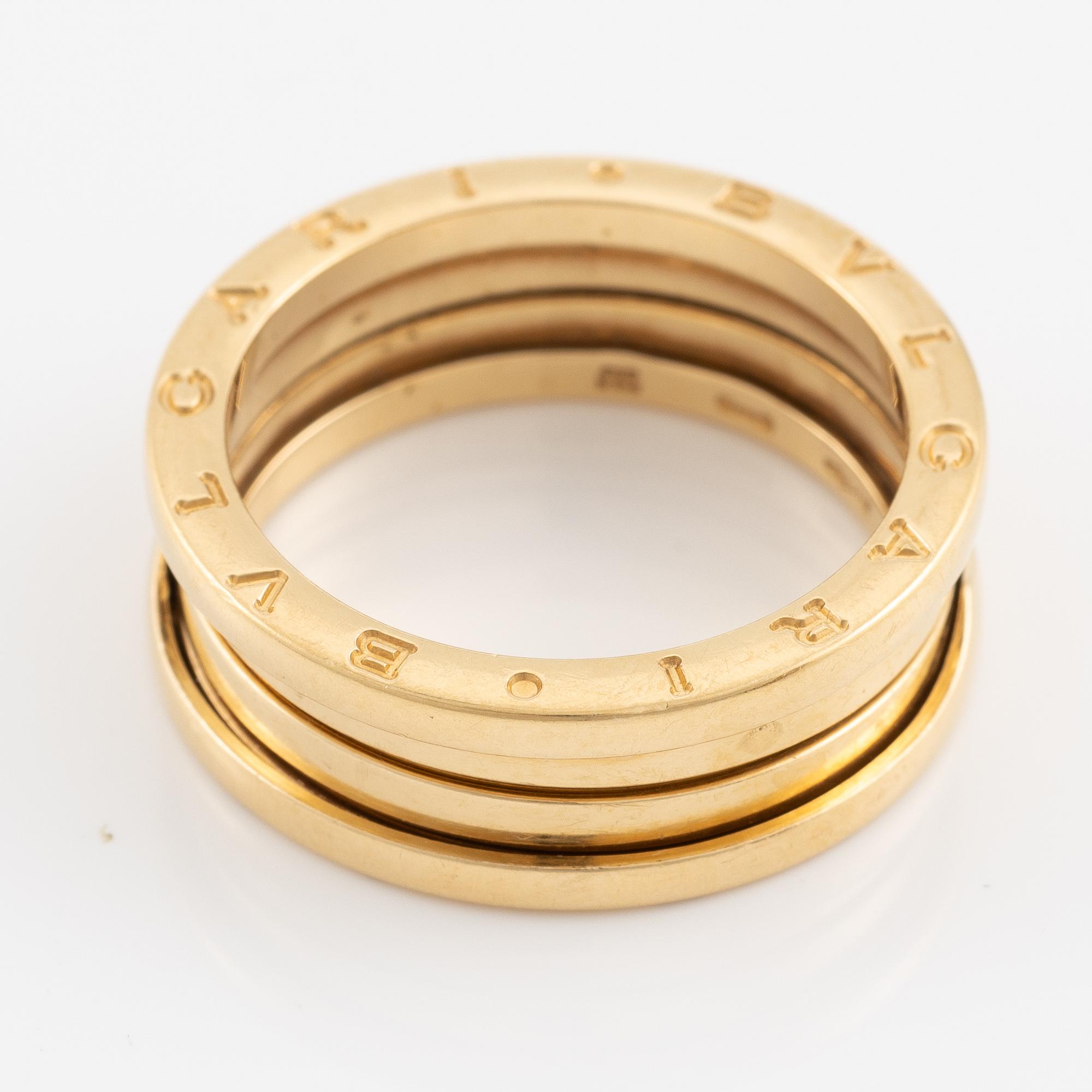 Bulgari ring 18K guld B.Zero1.