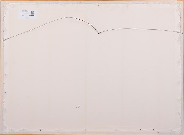 MÅLNING, på papper, Kina, 1900-talets senare hälft.