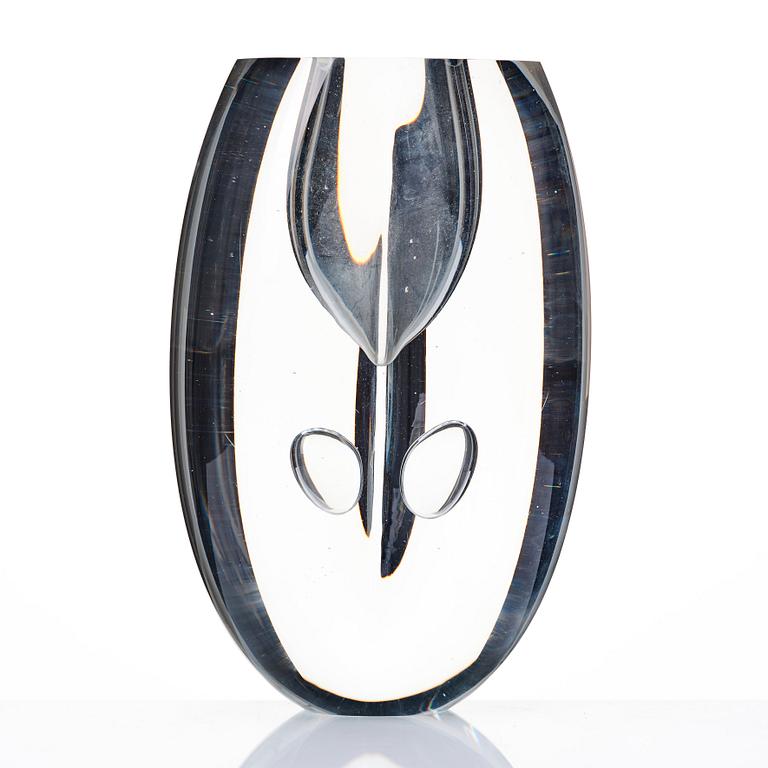 Timo Sarpaneva, a 'Claritas' glass sculpture, Iittala, Finland 1984.