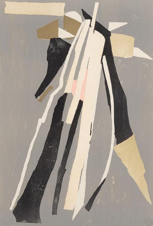 André Lanskoy, lithograph in colours, signed 54/100.