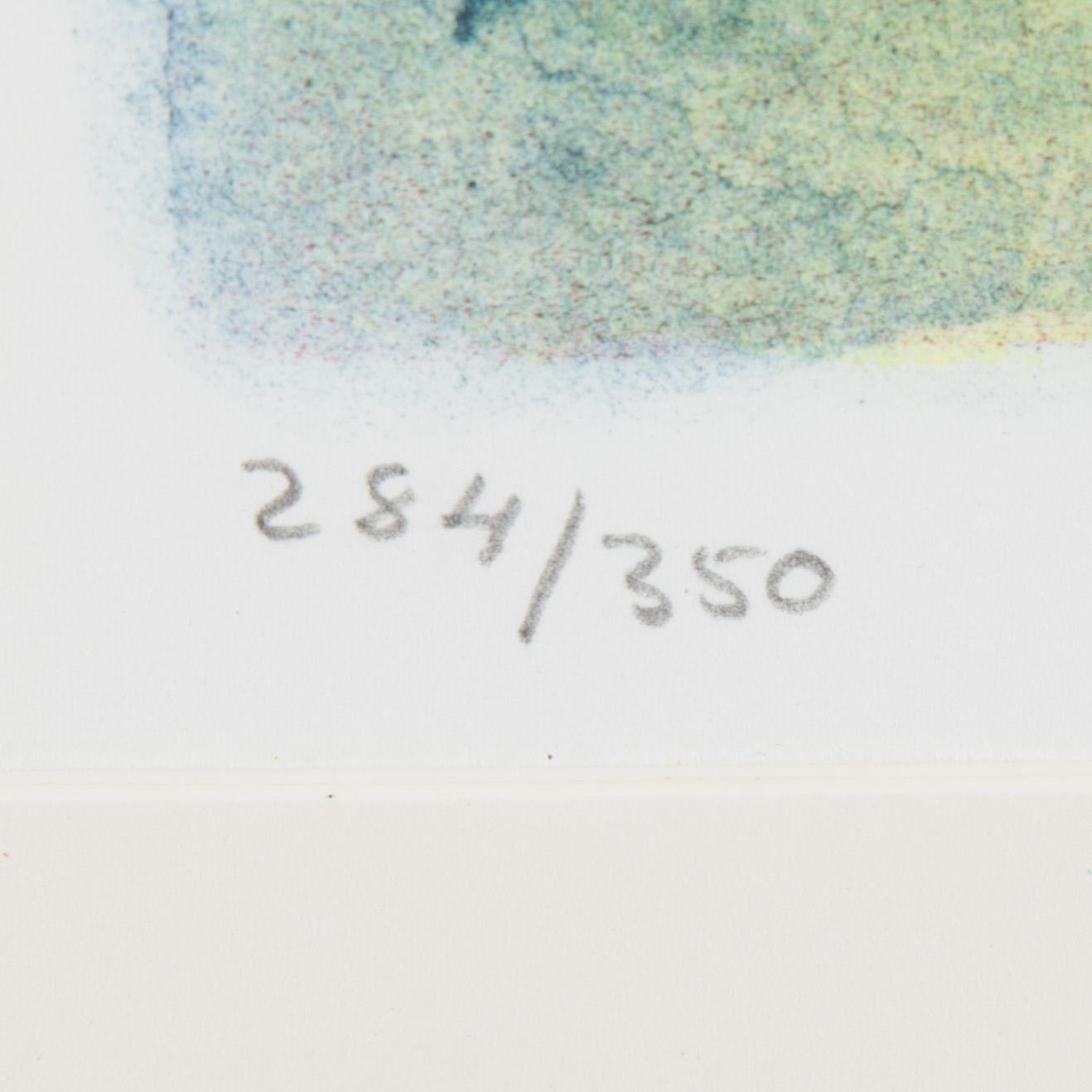 PETER DAHL, lithograph in colors, signed and numbered 284/350.