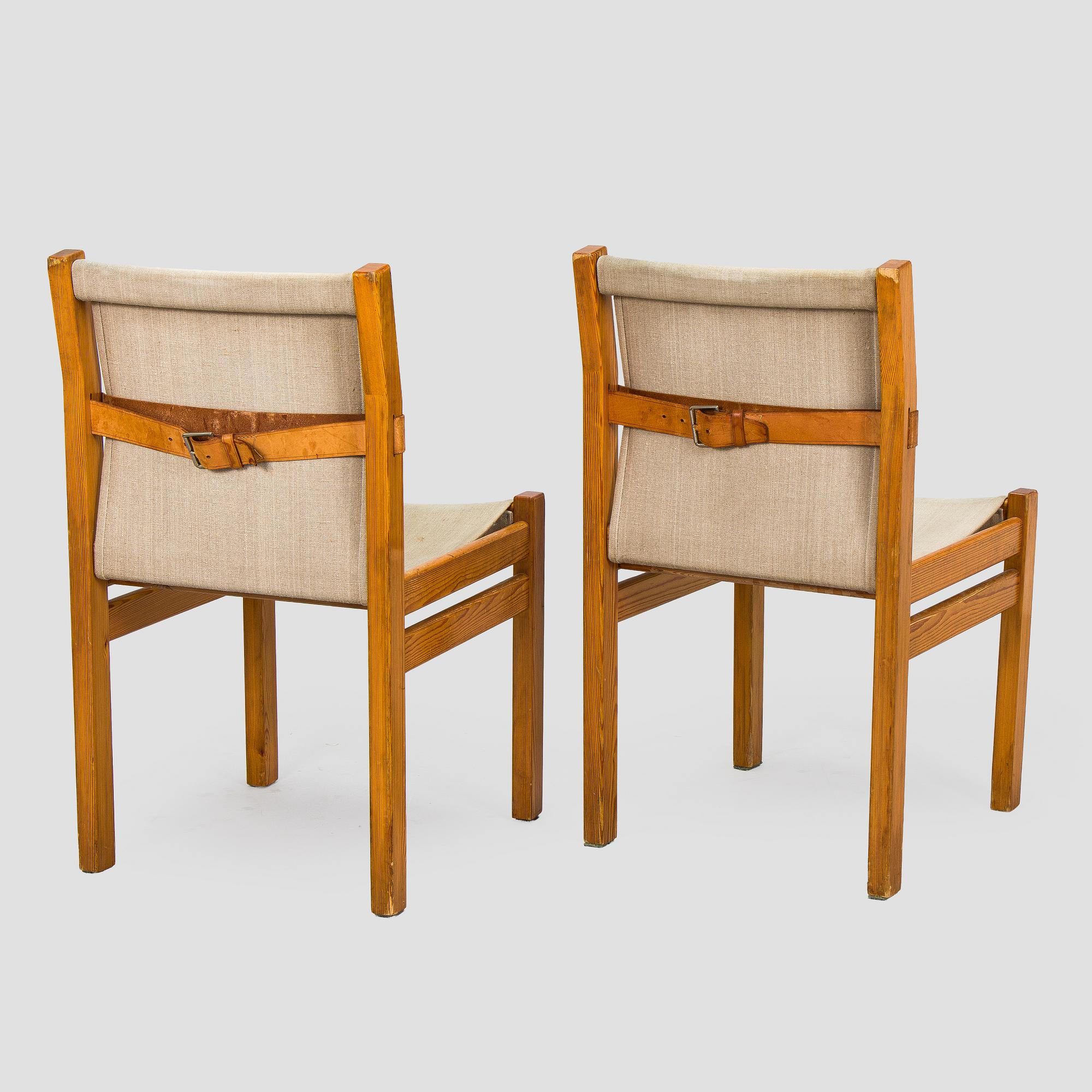 Pirkko Stenros, tuoleja, 8 kpl, Artek, 1950-luku.