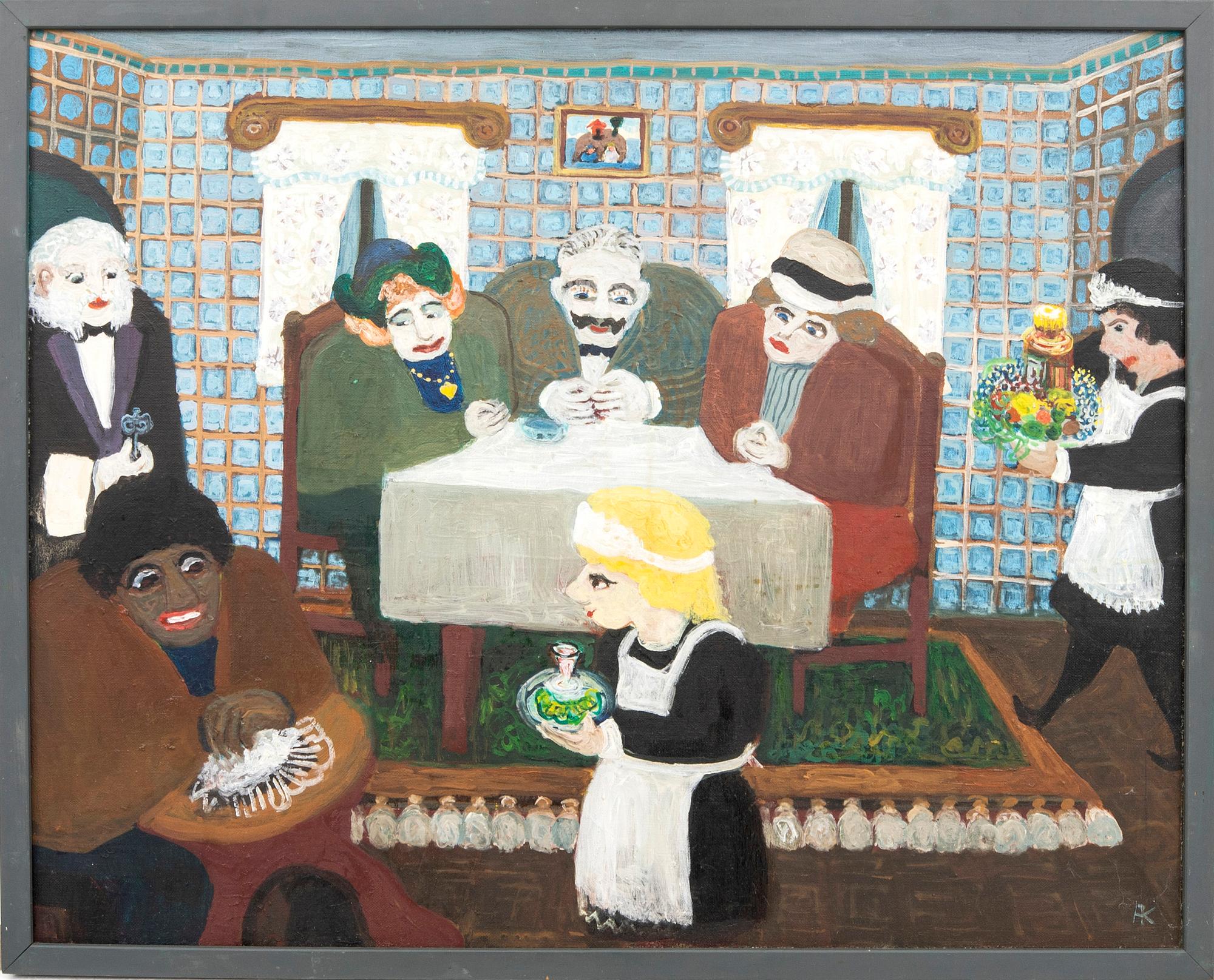 Allan Karlsson, oil on canvas signed and dated 1975.
