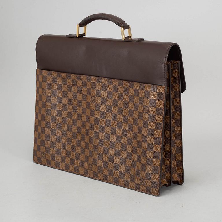 LOUIS VUITTON, "Damier Ebene Altona", portfölj.