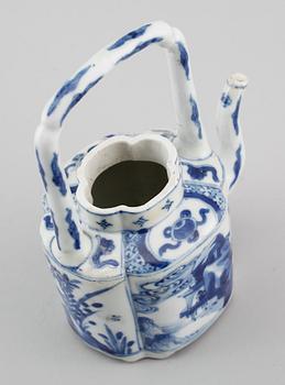 TEKANNA, porslin, Kina, 1700-tal.