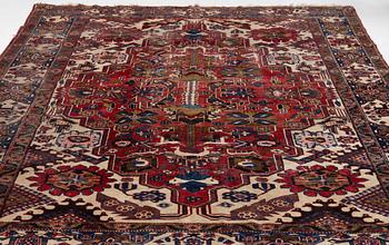 Carpet, Heris, antique, 350 x 245 cm.