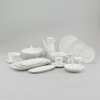 SERVISDELAR, 79 st, porslin, Rosenthal, 1900-talets andra hälft.