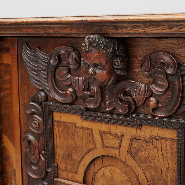 A Baroque style cabinet, 19th Century.