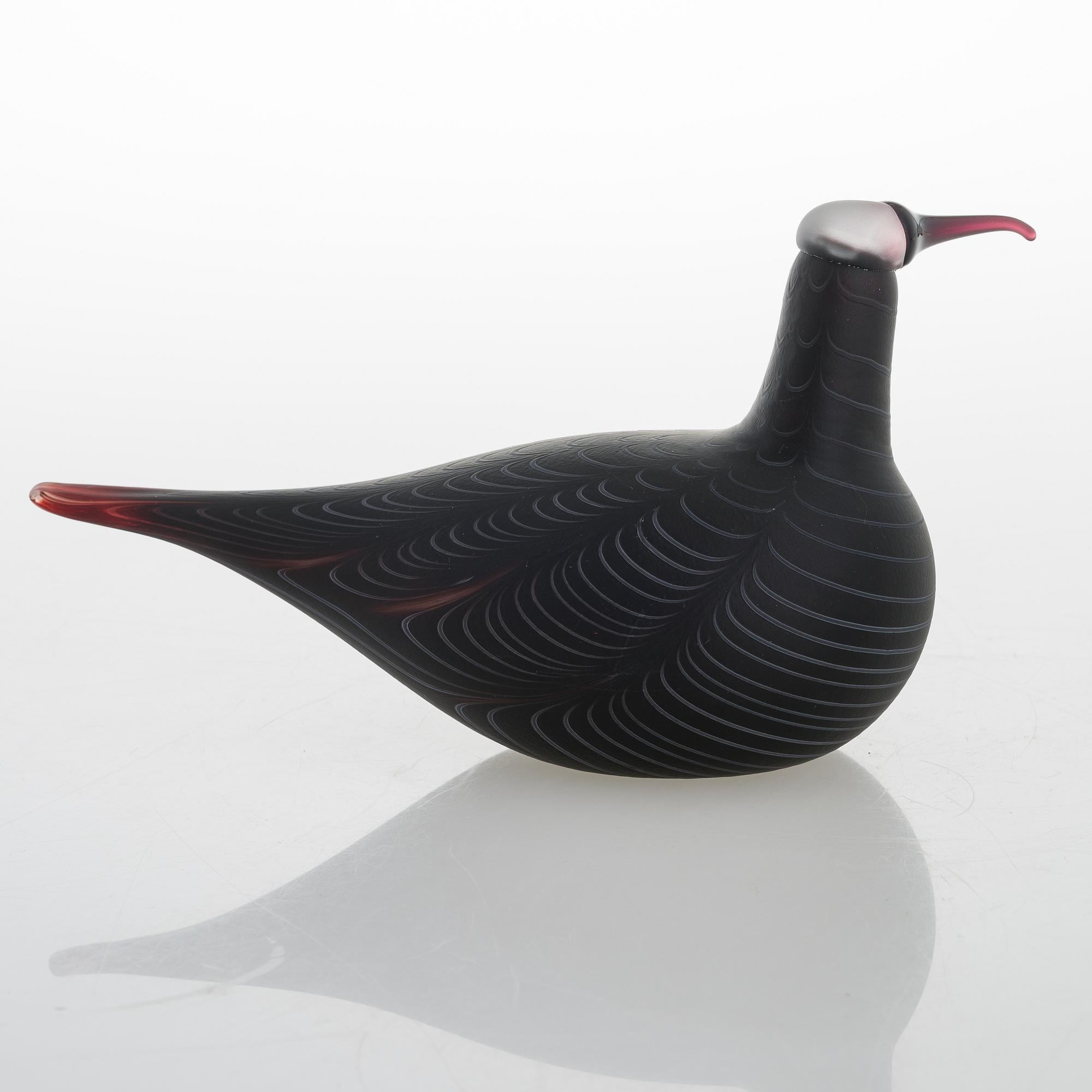 OIVA TOIKKA, glasskulptur, signerad O. Toikka Nuutajärvi.