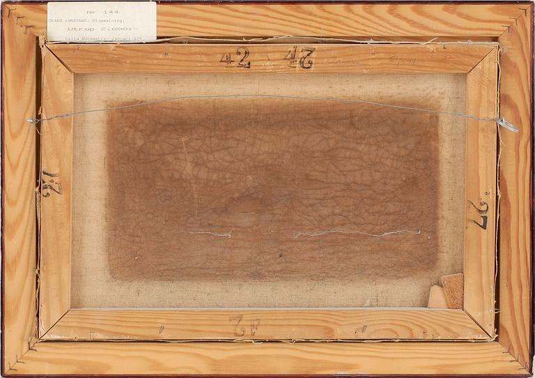 OKÄND KONSTNÄR, olja på duk, osign, Sverige 1800-tal.