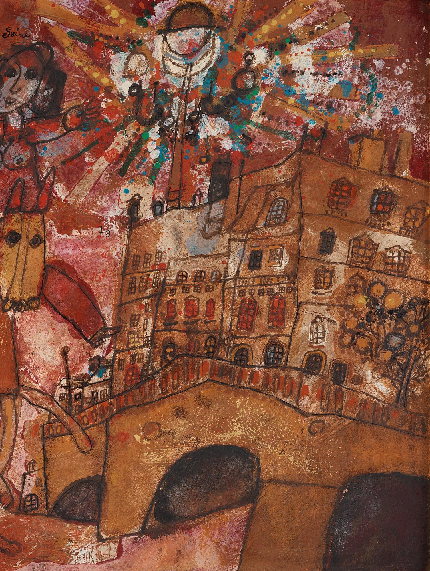 Theo Tobiasse, "Les chevaux de bois maviguent sur la Seine".