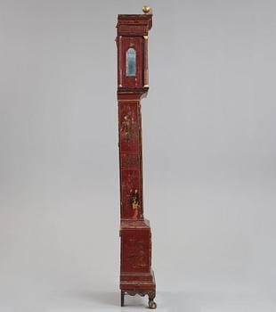 A William Webster Exchange Alley London, longcase clock, early 18th century.