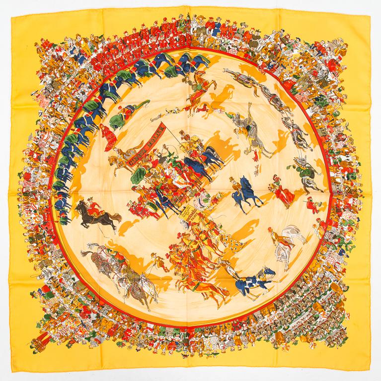 Hermès, scarf, "Cirque Molier".