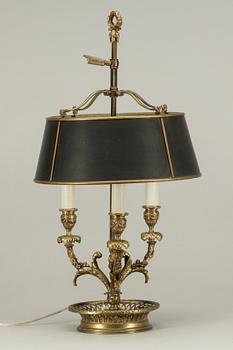 BOUILLOTTELAMPA, senempirestil, 1900-tal.