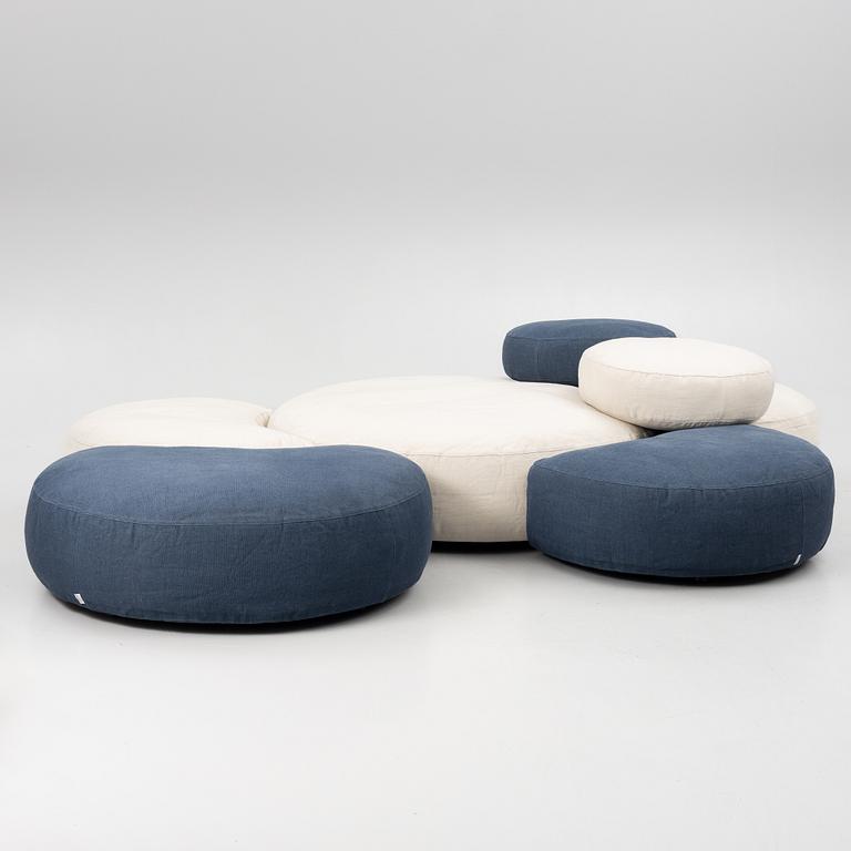 Piero Lissoni, modulsoffa, "Pasticca", Living Divani, Italien, efter 2010.