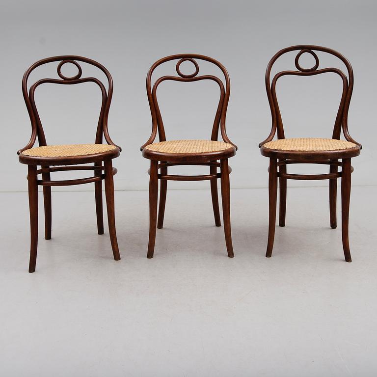 STOLAR, 3 st, Thonet, 1900-talets början.