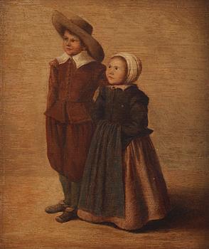 700. Aelbert Cuyp Tillskriven, "Två barn" (Bror och syster).