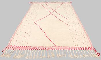 A moroccan carpet, ca 250 x 174 cm.
